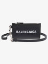 Cash Keyring Card Case Black Silver - BALENCIAGA - BALAAN 2