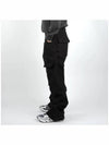 RU02D6346 TB 09 Denim Wide Cargo Pants - RICK OWENS - BALAAN 3