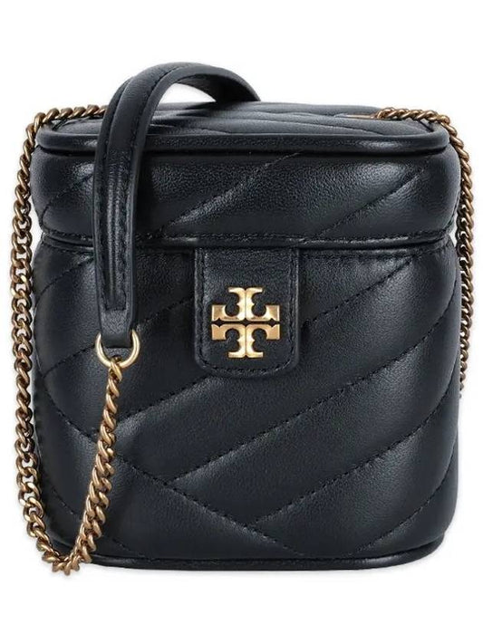 24 ss Women's Kira Chevron Mini Vanity Cross Bag Black 146843 001 - TORY BURCH - BALAAN 2