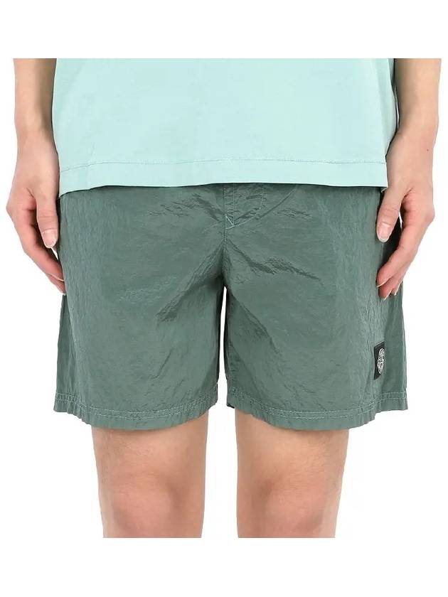 Nylon Metal Swimming Trunk Shorts Green - STONE ISLAND - BALAAN 3