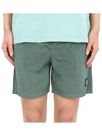 Nylon Metal Swimming Trunk Shorts Green - STONE ISLAND - BALAAN 2