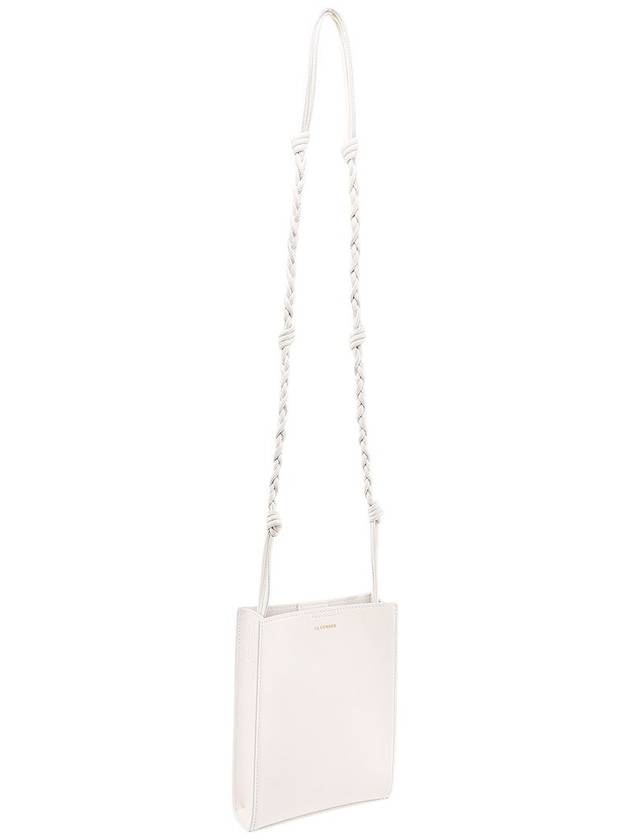 Tangle Smooth Leather Small Cross Bag White - JIL SANDER - BALAAN 7