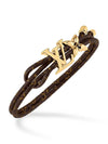 LV Bloom Monogram Bracelet Brown - LOUIS VUITTON - BALAAN 3