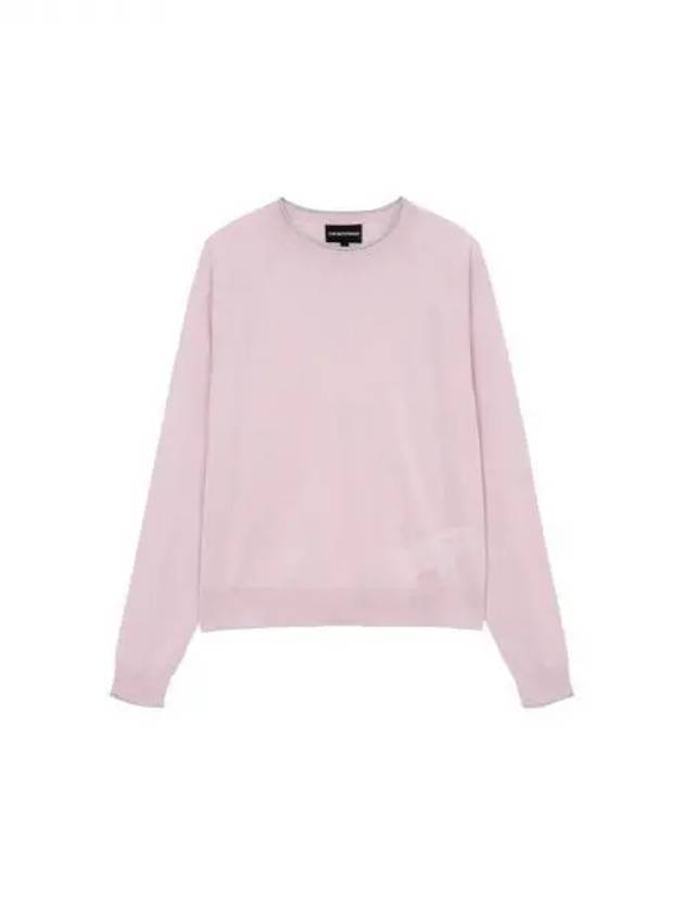 Women s Color Trimming Raglan Sweater Pink 271759 - EMPORIO ARMANI - BALAAN 1