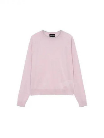 Women s Color Trimming Raglan Sweater Pink 271759 - EMPORIO ARMANI - BALAAN 1