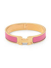 Clic H Bracelet Gold Papaye - HERMES - BALAAN 1