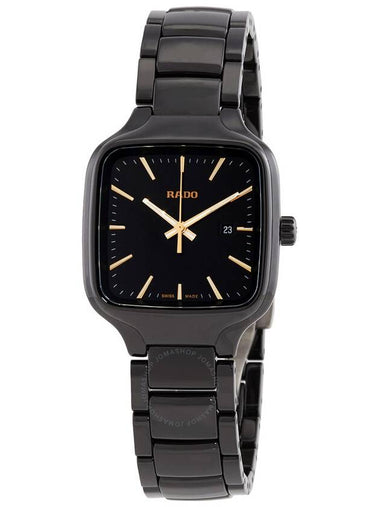 Rado True Square Quartz Black Dial Ladies Watch R27080162 - RADO - BALAAN 1