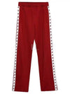 Side Star Logo Track Pants Red - GOLDEN GOOSE - BALAAN 2