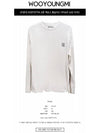 Cotton back logo long sleeve T-shirt W231TS17 714I - WOOYOUNGMI - BALAAN 3