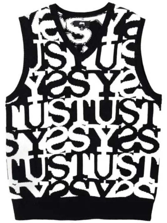 sweater vest men - STUSSY - BALAAN 1