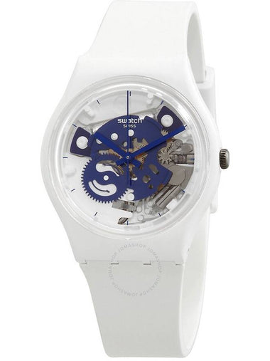 Swatch Time To Blue Small Quartz Unisex Watch SO31W103 - SWATCH - BALAAN 1