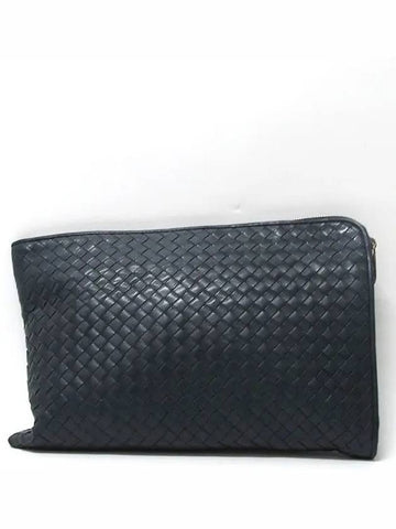 navy clutch bag - BOTTEGA VENETA - BALAAN 1