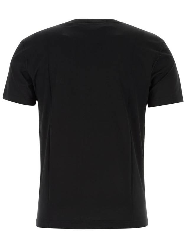 Logo Patch Crew Neck Cotton Short Sleeve T-Shirt Black - DOLCE&GABBANA - BALAAN 3