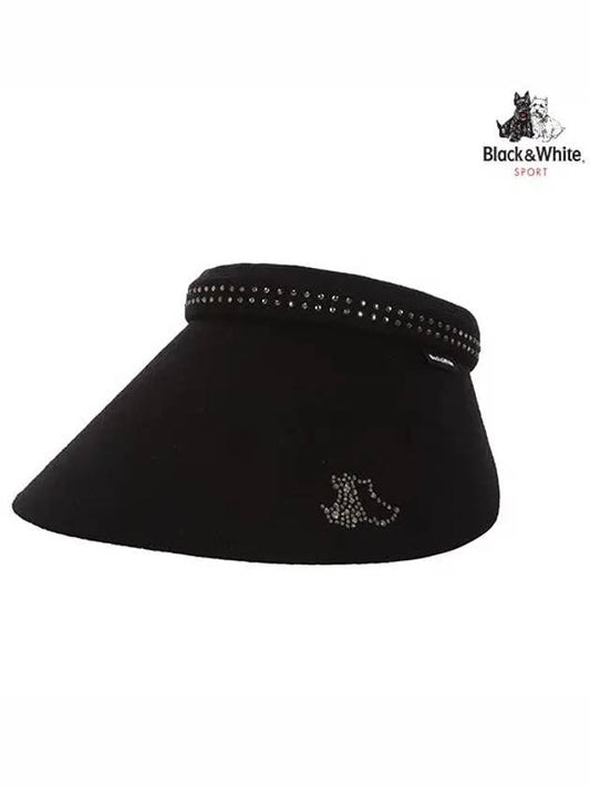 Cubic Logo Visor 8701LBBABLACK - BLACK&WHITE - BALAAN 1