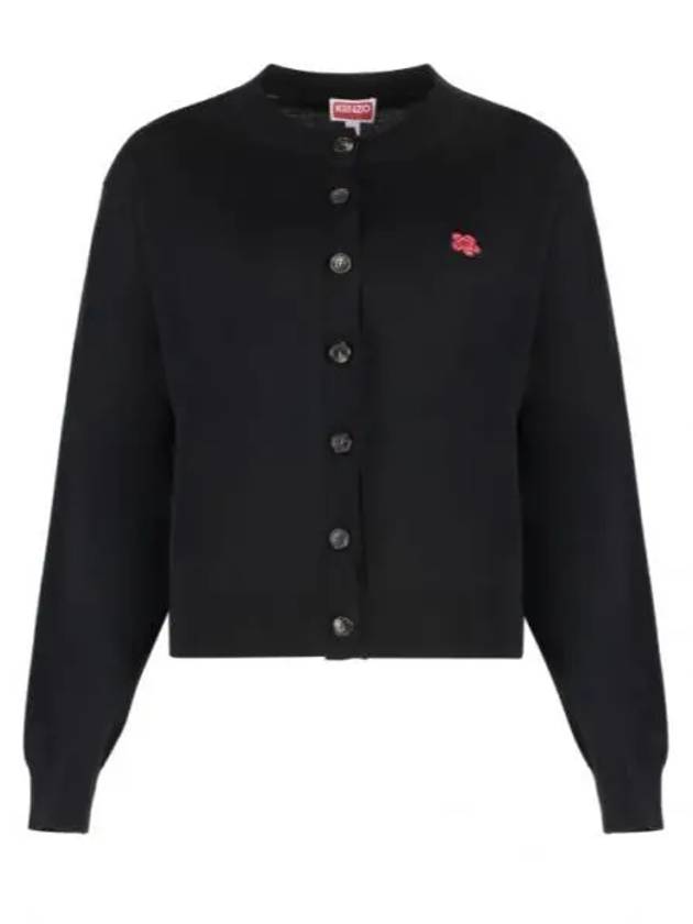 Cardigan FE62CA476 3LB99J Black - KENZO - BALAAN 2