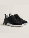 Bouncing Leather Low Top Sneakers Noir - HERMES - BALAAN 4