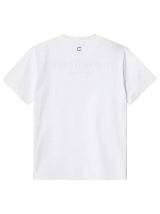 Luminous back logo short sleeve t shirt white - WOOYOUNGMI - BALAAN 2