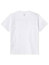 Luminous Back Logo Short Sleeve T-Shirt White - WOOYOUNGMI - BALAAN 2