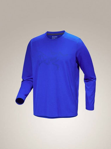 Cormac Logo Long Sleeve T-Shirt Blue - ARC'TERYX - BALAAN 1