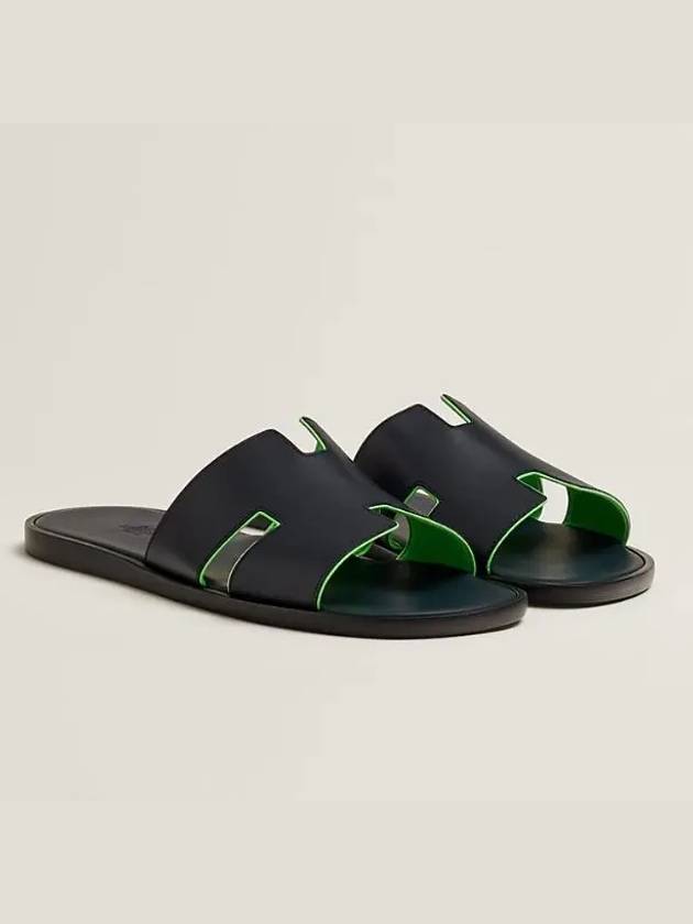 Izmir Leather Sandals Marine - HERMES - BALAAN 3