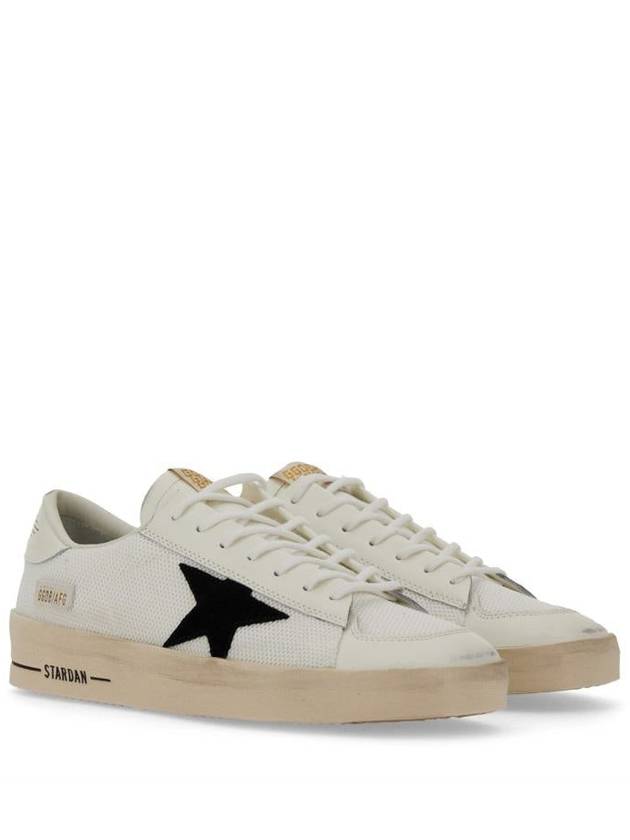 Star Patch Lace Up Low Top Sneakers White - GOLDEN GOOSE - BALAAN 3