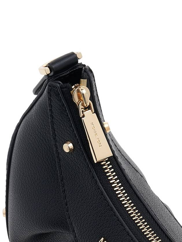 Enzo Small Pebbled Leather Shoulder Bag Black - MICHAEL KORS - BALAAN 9