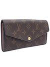 Women s Louis Vuitton M60531 Monogram Canvas Envelope Sarah Wallet Long gt Gangbuk used luxury goods - LOUIS VUITTON - BALAAN 4