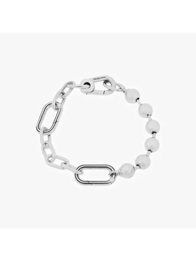 Me Metal Bead Chain Bracelet Silver - PANDORA - BALAAN 3