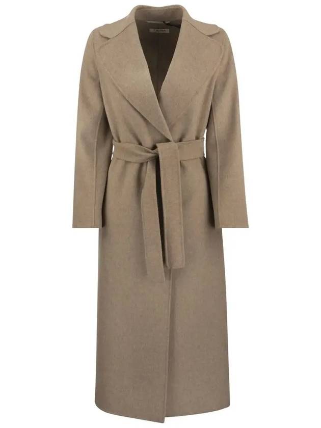 Poldo Wool Single Coat Beige - MAX MARA - BALAAN 2