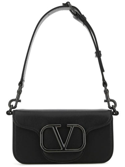 Loco Mini Leather Shoulder Bag Black - VALENTINO - BALAAN 2