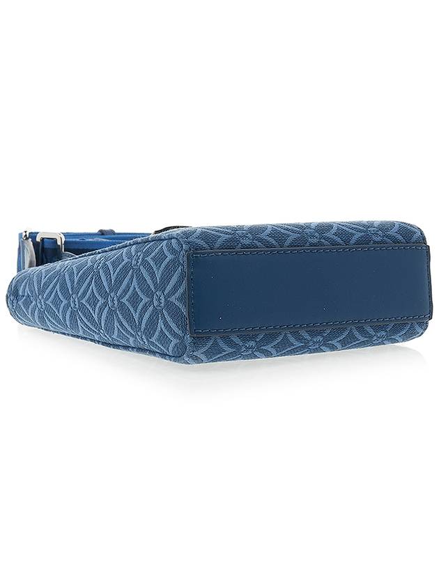 Sinclair Extra Small Jacquard Cross Bag Blue - MICHAEL KORS - BALAAN 6