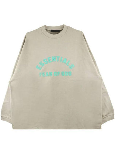 Logo Print Long Sleeve T-Shirt Seal - FEAR OF GOD - BALAAN 1