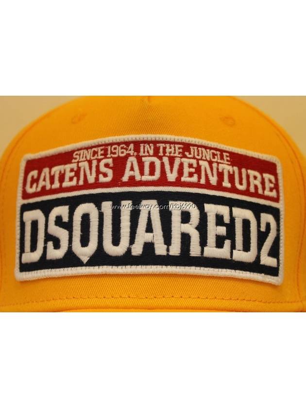 Logo Ball Cap Yellow - DSQUARED2 - BALAAN 5