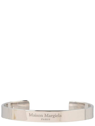 Engraving Logo Cuff Bracelet Silver - MAISON MARGIELA - BALAAN 2