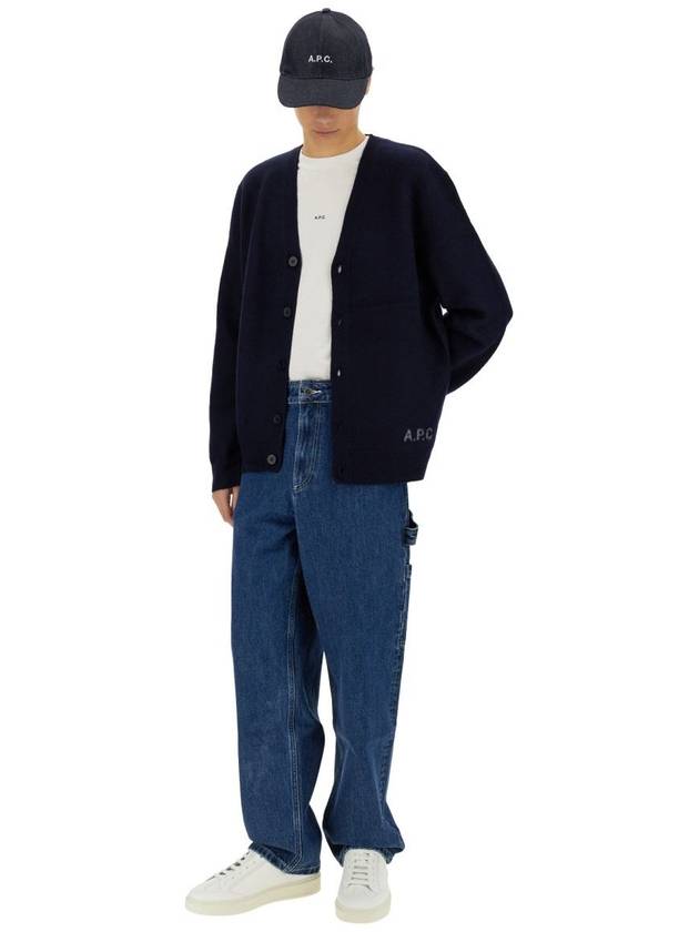 Kenny Merino Wool Cardigan Dark Navy - A.P.C. - BALAAN 3