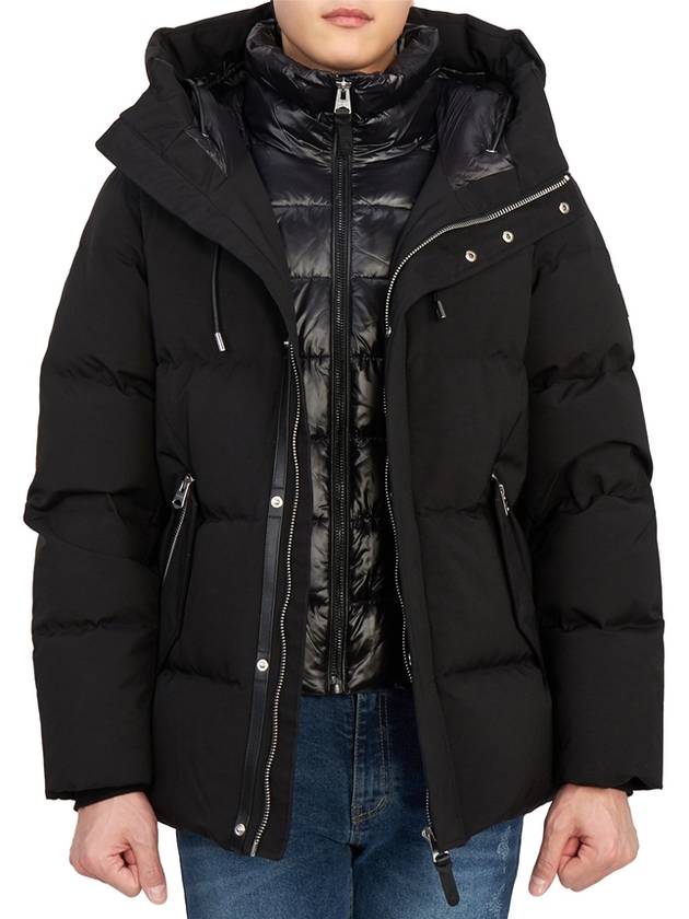 GRAYDON BLACK Men s Hooded Padded Jacket Classic Fit - MACKAGE - BALAAN 5