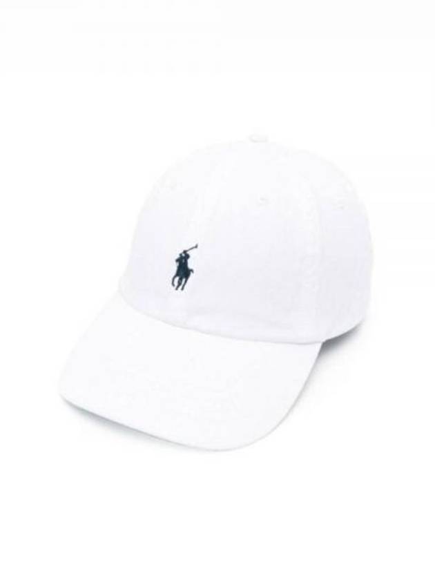 Embroidered Pony Ball Cap White - POLO RALPH LAUREN - BALAAN 2