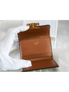 Triomphe Compact Coin Card Wallet Tan - CELINE - BALAAN 8