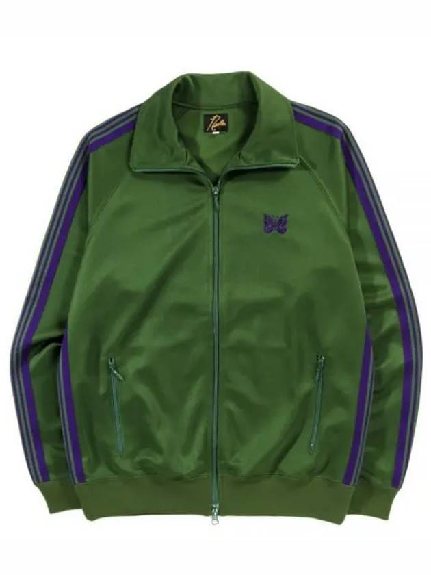 Poly Smooth Logo Track Jacket Ivy Green - NEEDLES - BALAAN 2