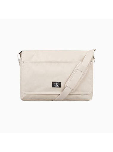 Jeans Sports Essential Messenger Bag Ivory - CALVIN KLEIN - BALAAN 1