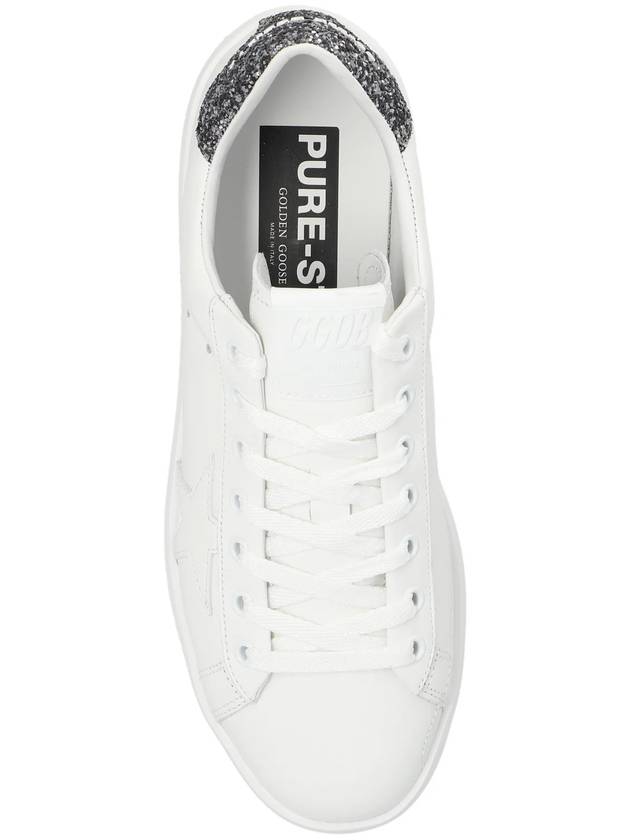 Purestar Leather Low Top Sneakers White - GOLDEN GOOSE - BALAAN 4