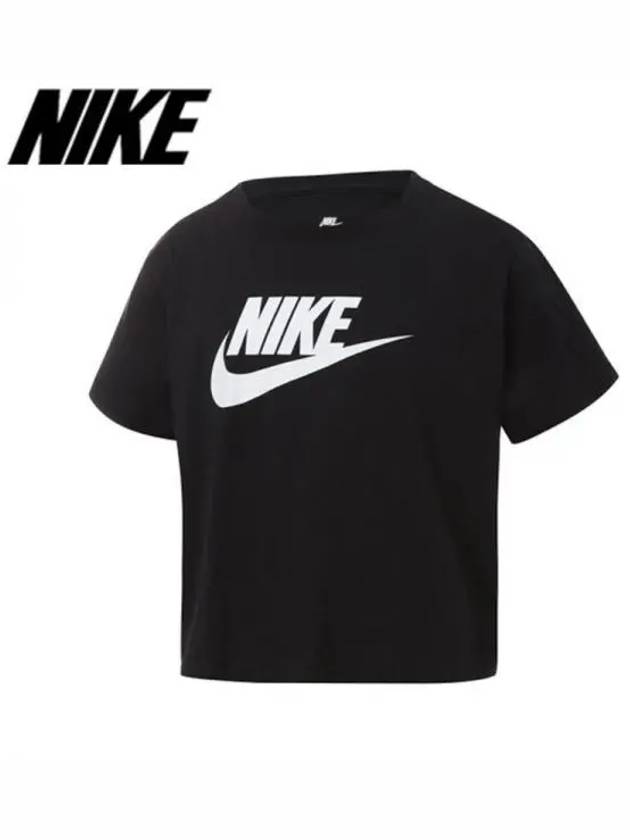 Girls NSW Futura Crop Short Sleeve T Shirt DA6925 012 Domestic Product GQK723040383125 - NIKE - BALAAN 1