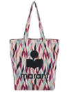 Woom Eco Graphic Cotton Tote Bag - ISABEL MARANT - BALAAN 2