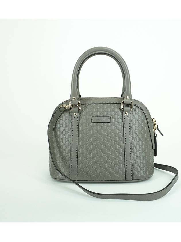 Microssima Small Dome Tote Bag Grey - GUCCI - BALAAN 3