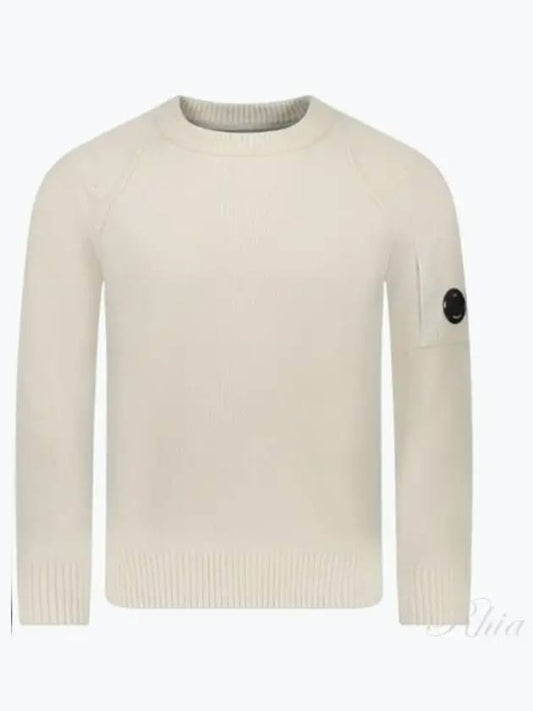 CP Company Lambswool Grs Knit Sweater 17CMKN047A 110149A 103 Crew Neck - CP COMPANY - BALAAN 2