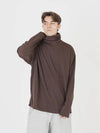 Wide Polar Neck Knit Brown - CHANCE'S NOI - BALAAN 2