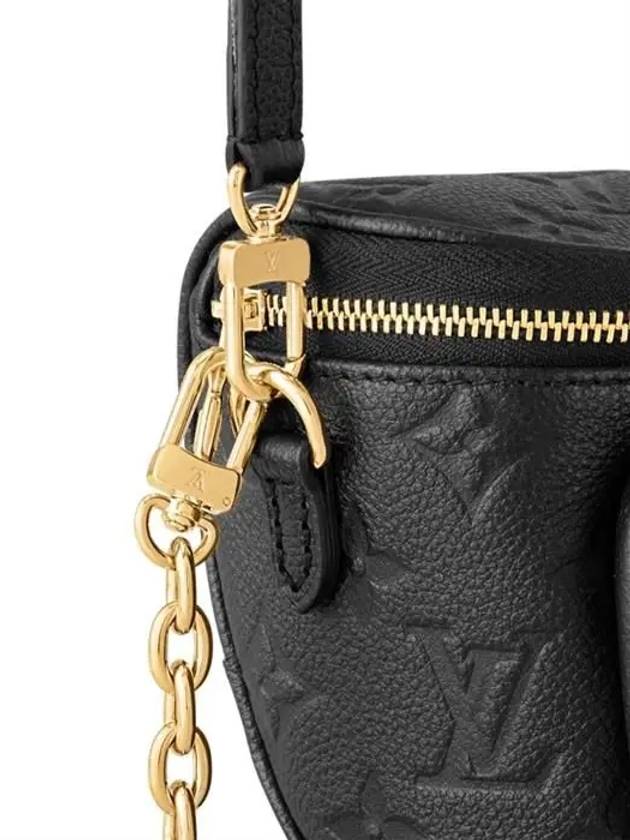 Mini Monogram Empreinte Leather Bum Bag Black - LOUIS VUITTON - BALAAN 5