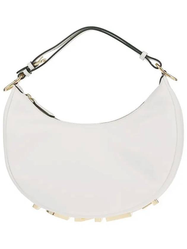 Fendigraphy Small Hobo Shoulder Bag White - FENDI - BALAAN 3