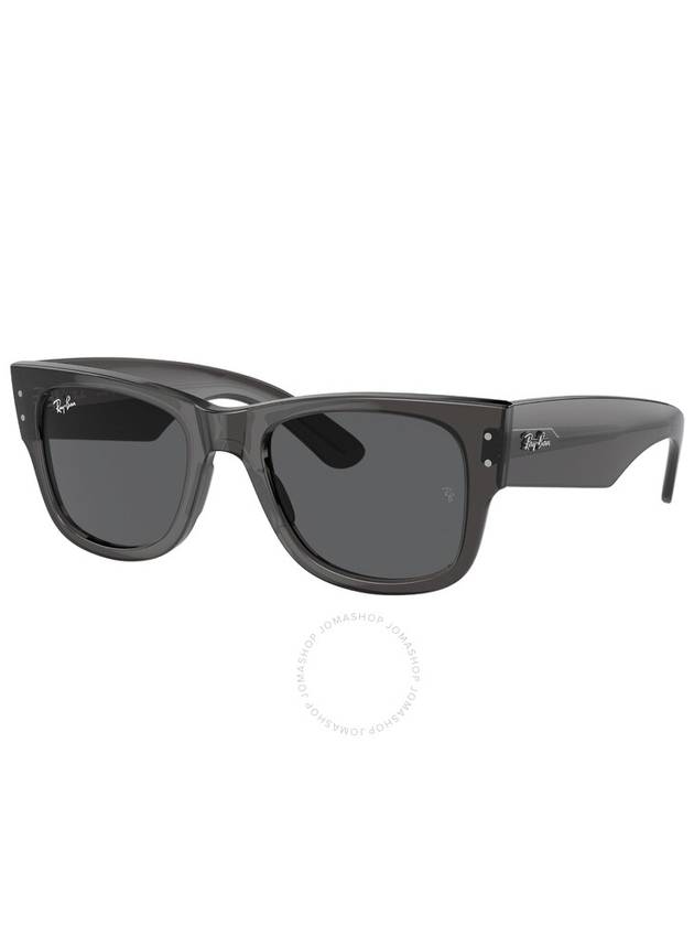 Ray Ban Mega Wayfarer Dark Grey Square Unisex Sunglasses RB0840S 1406B1 51 - RAY-BAN - BALAAN 1