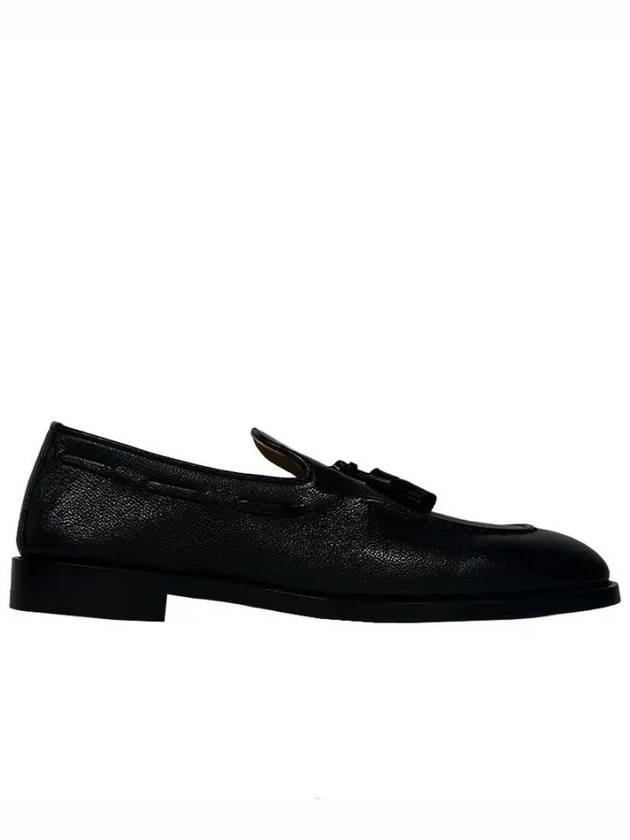 Tassel Leather Loafers Black - BRUNELLO CUCINELLI - BALAAN 3